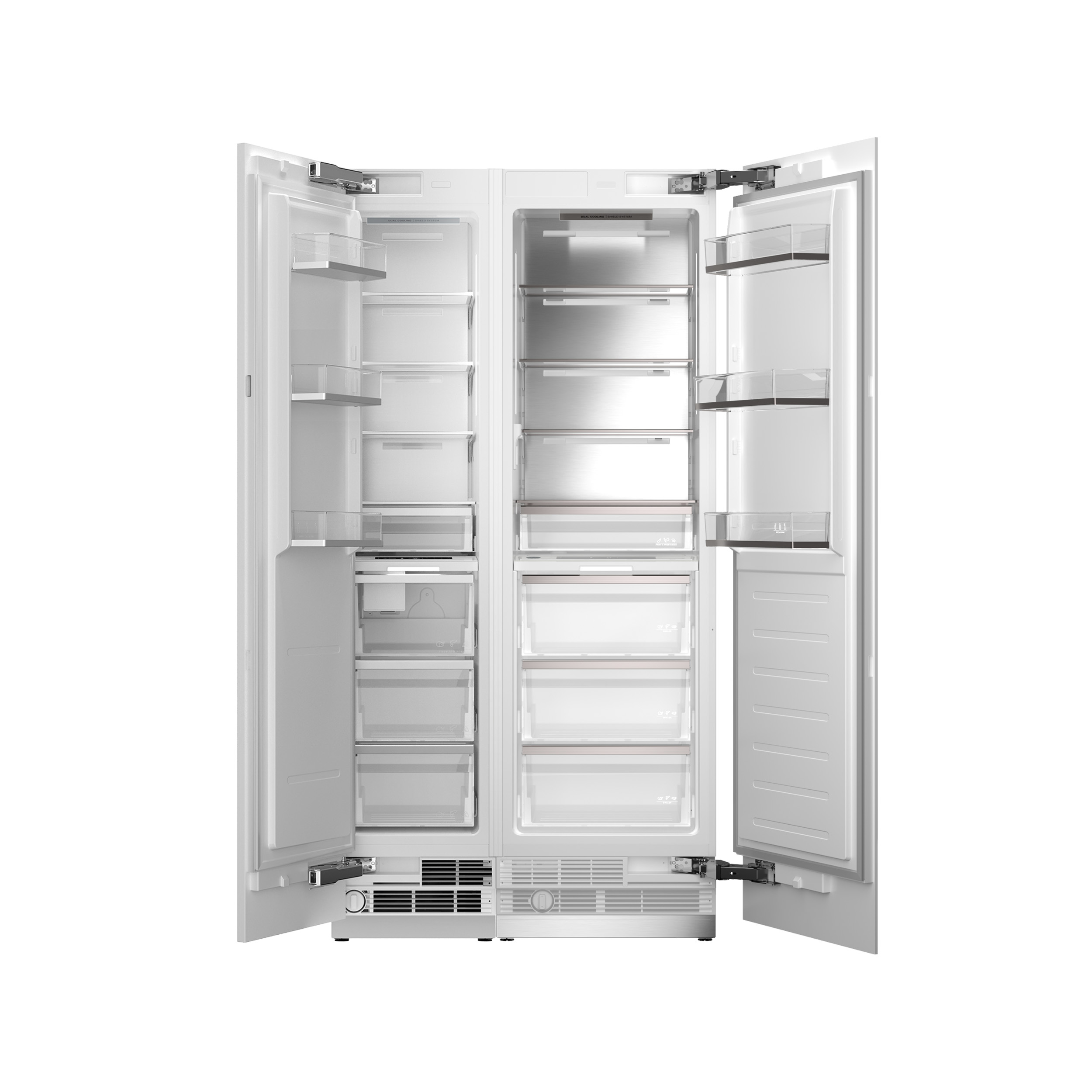 ΨΥΓΕΙΟΚΑΤΑΨΥΚΤΗΣ BERTAZZONI RFL4560S5FPNS | ΕΝΤΟΙΧΙΖΟΜΕΝΟΣ SIDEbySIDE | PREMIUM SLOT-IN